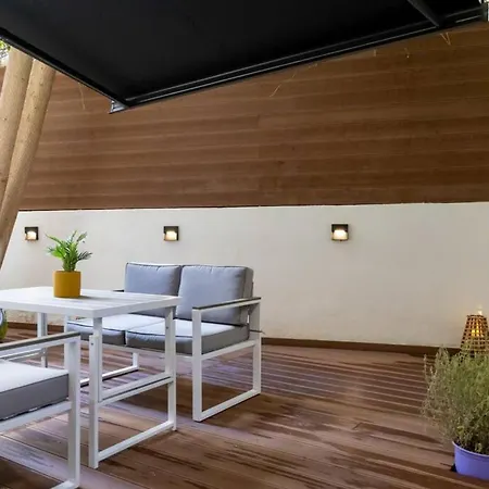 Apartment Backyard Modern House Nea Smyrni