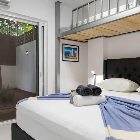 Backyard Modern House Nea Smyrni Apartment Athens