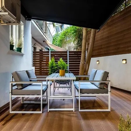 Apartment Backyard Modern House Nea Smyrni Athens